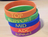 Браслеты  ADC, JUNGLE, MID, SUPPORT, TOP