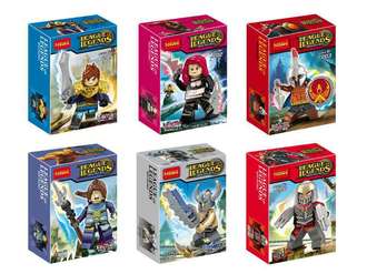 Набор из 6 героев аналог Lego League of legends
