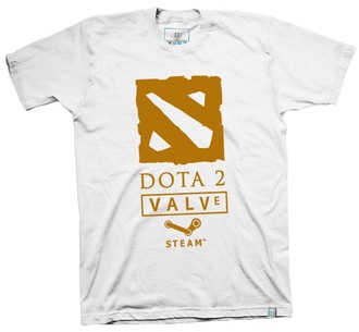 Футболка Dota2 Valve (Белая)