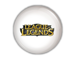 Значок или магнит League of Legends (Белый фон)